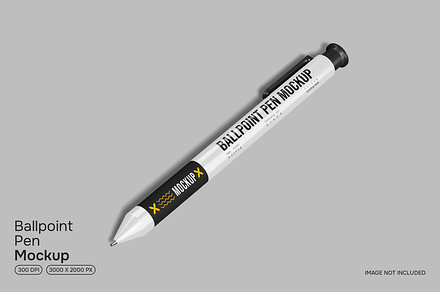 Ballpoint Pen Mockup, a Pens & Pencil Mockup by Permadi Creative