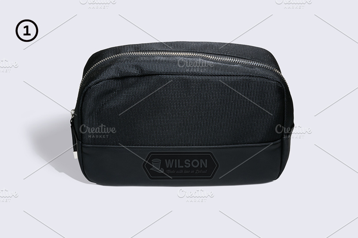 Logo on leather bag mockups, an Advertising Mockup by Illusiongraphic (Photo 2 of 7)