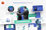 Commercial PowerPoint Template, a Presentation Template by Brandearth RRGraph (Thumbnail 1 of 7)