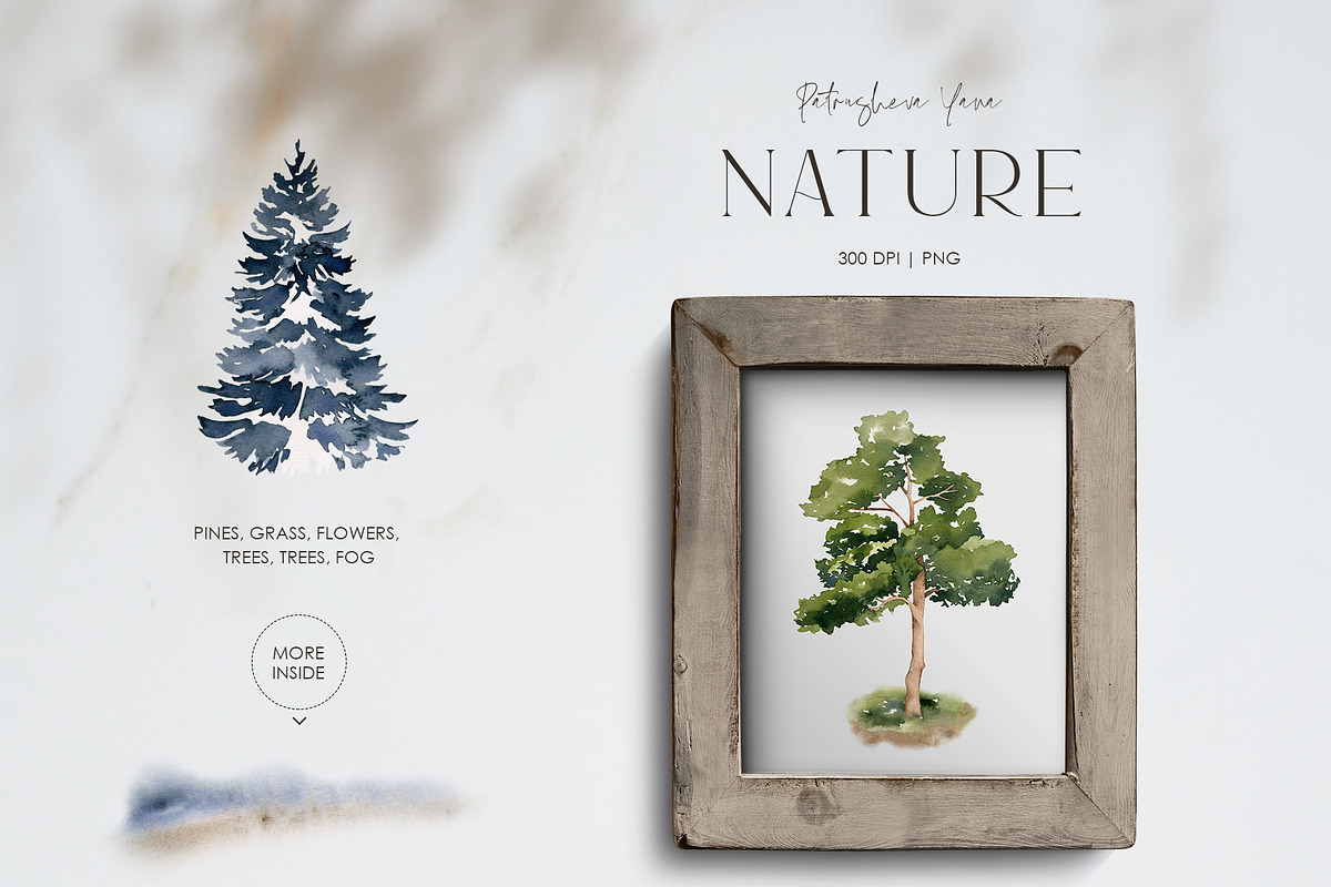 FOREST - Watercolor Collection, an Animal Illustration by PatrushevaYana (Photo 5 of 8)
