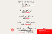 Holla Mine - Heart Swash Script Font, a Handwritten Font by Myn Type (Thumbnail 10 of 12)