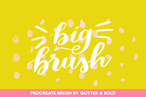 Big Brushy for Procreate Lettering