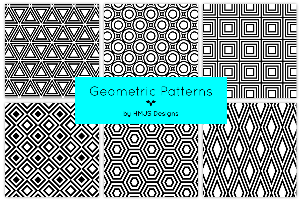 Geometric Patterns, a Pattern Graphic by HMJS Designs (Photo 2 of 5)