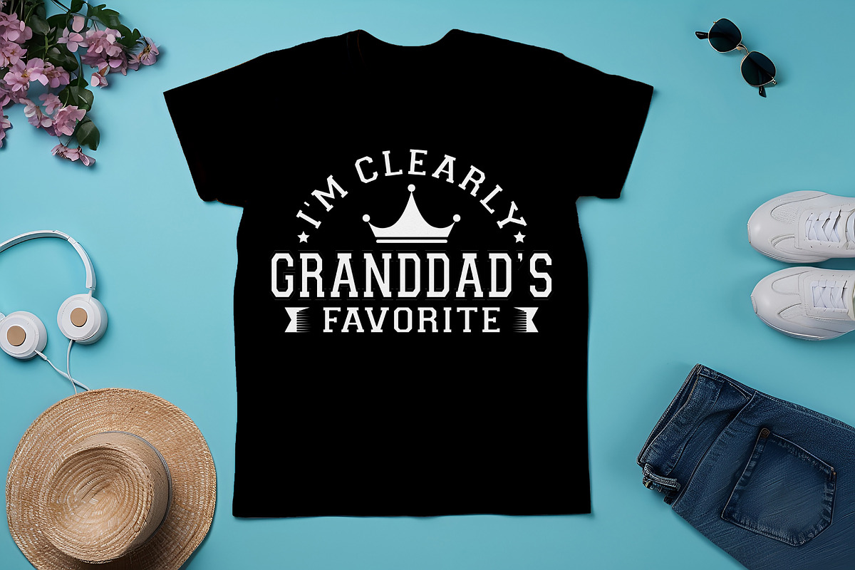 Favorite Granddad T Shirt Design, a Graphic by Vector Portal (Photo 4 of 4)