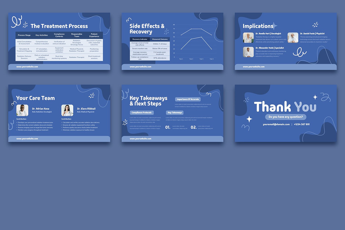 Radiation Therapy Patient Education, a Presentation Template by BumbleGraph Studio (Photo 5 of 5)