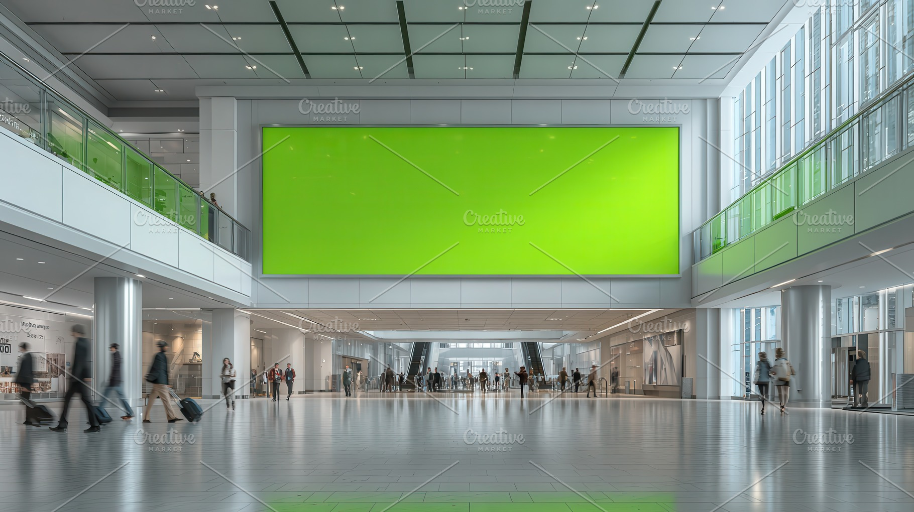 Green screen advertisement modern ai, a Photo by Pixeness Studio