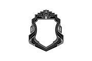 Art Deco Shield Frame SVG Bundle, an Illustration by Creativeshirt (Thumbnail 2 of 31)