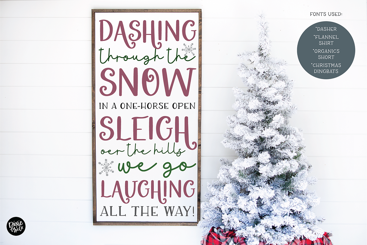 FARMHOUSE CHRISTMAS FONT BUNDLE, a Script Font by Blush Font Co. (Photo 17 of 26)