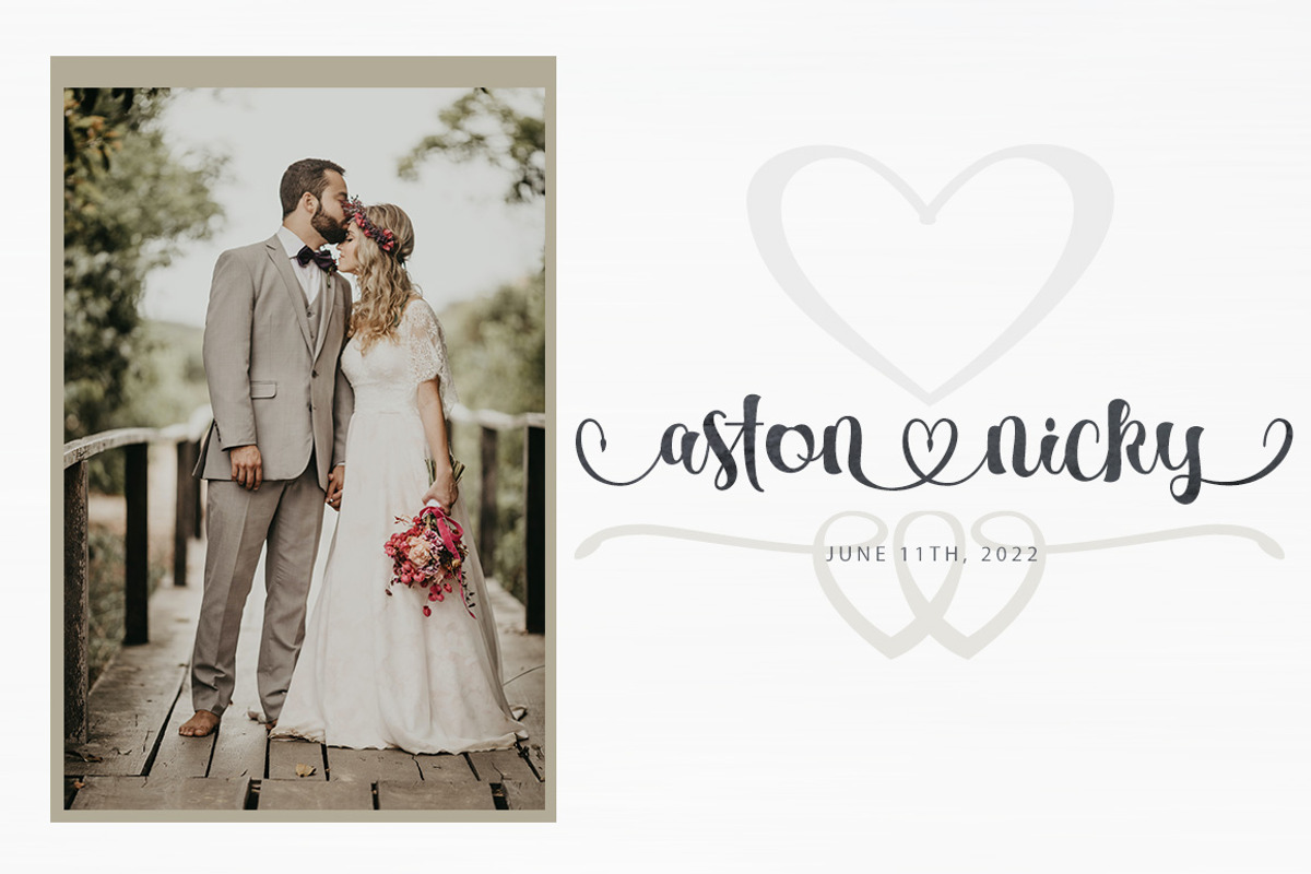 Alista script, a Script Font by Franstudio (Photo 9 of 11)