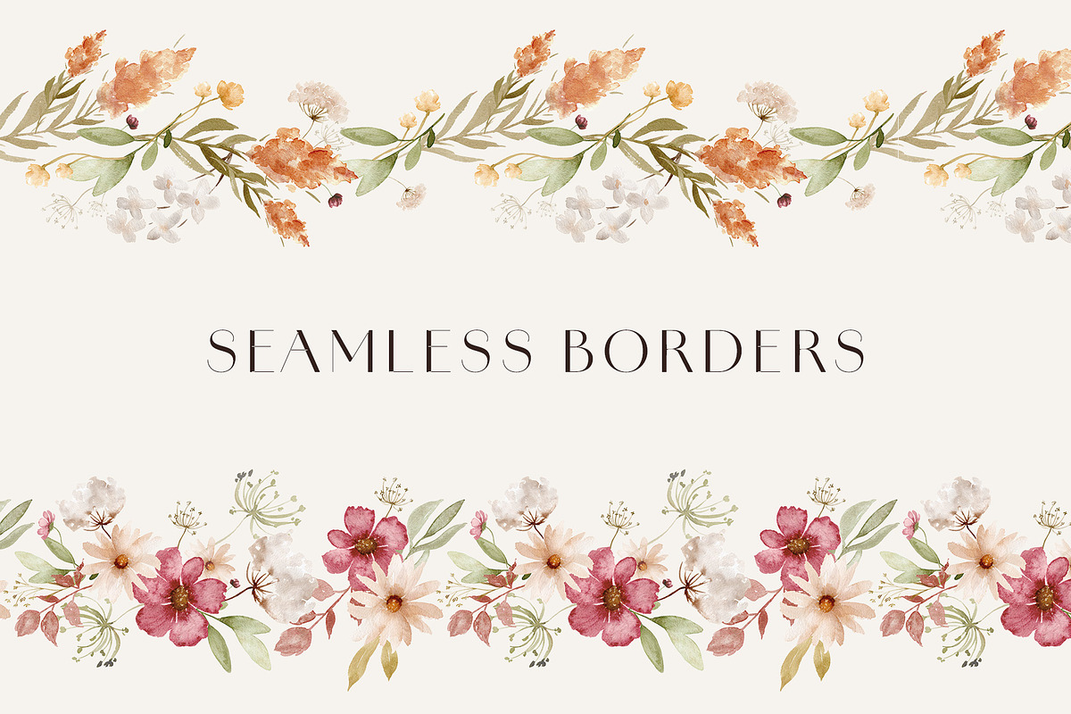 Autumn Wildflower Watercolors, a Decorative Illustration by Liliia Polos Illustration (Photo 8 of 12)