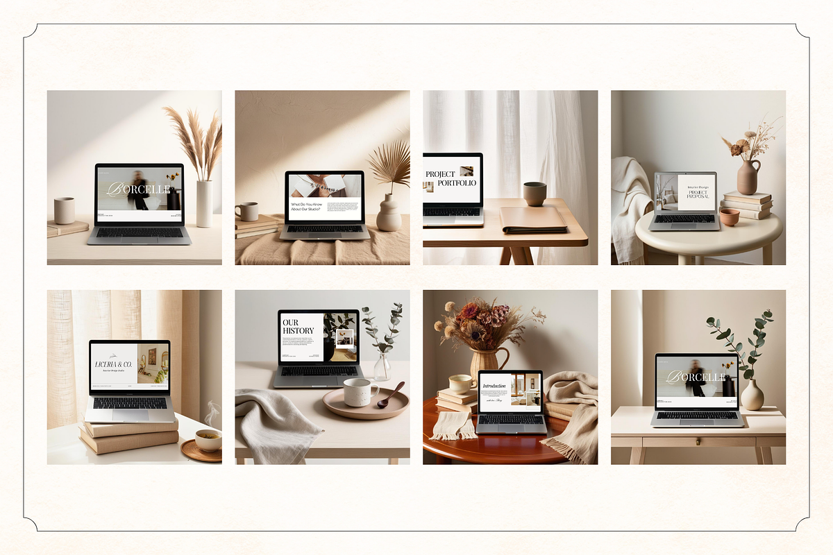 52 Minimalist Laptop Canva Mockups, a Mac Mockup by Matisse Studio (Photo 5 of 10)
