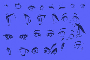 Procreate Manga Anime Eyes