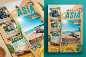 Travel Flyer, a Flyer Template by Aarley Kaiven