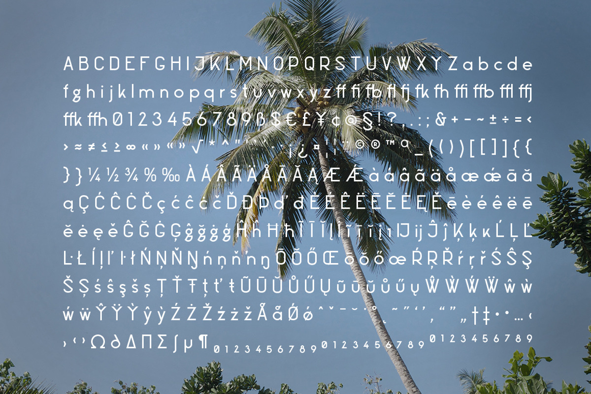 Coconut Express Font preview 2