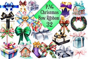 Christmas Bow Ribbon, an Illustration by Wow Magic