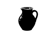 Ceramic Vase Silhouette Vector bundl, an Illustration by jahid234 (Thumbnail 20 of 51)
