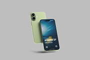 iPhone 17 Mockup, an iPhone Mockup by graphicsecond (Thumbnail 4 of 6)