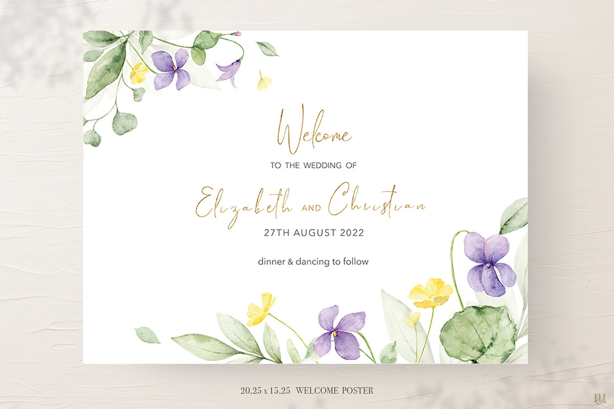 Wedding Meadow Suite., an Invitation Template by Elena Medvedeva (Photo 2 of 7)