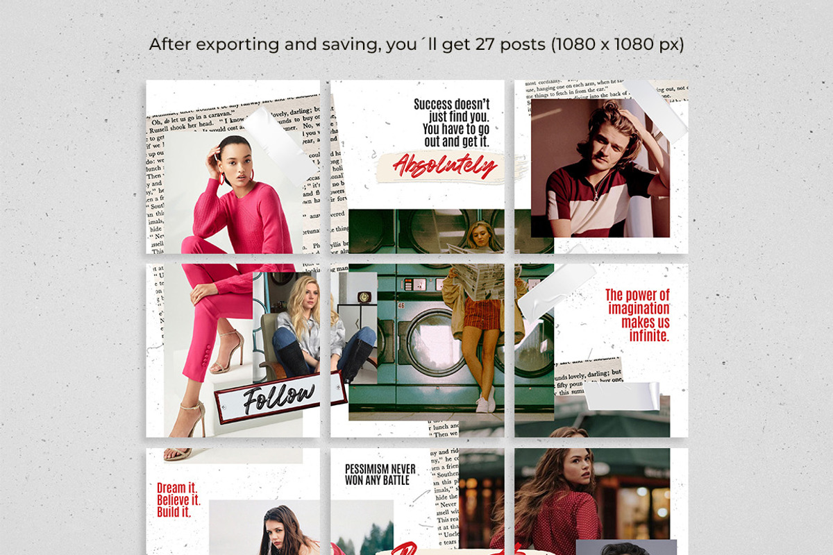 Paper - Instagram Puzzle Feed, a Social Media Template by Plan B (Photo 4 of 6)