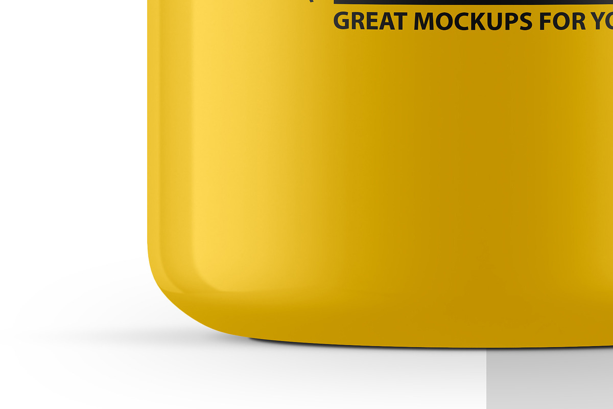 Plastic Jar PSD Mockup, a Cups & Container Mockup by GreatFruit (Photo 6 of 6)
