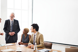 Diverse business shoot containing advice, african descent, and brainstorming, a Business Photo by rawpixel