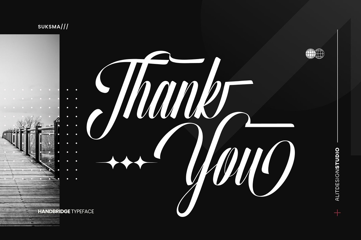 Handbridge Font, a Script Font by alit design (Photo 15 of 15)