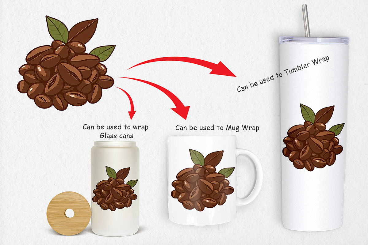 Cocoa Beans Clipart, an Object Graphic by Artnoy (Photo 4 of 5)