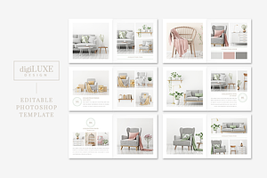 Interior Design Lookbook Template