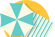 Sun Safety Infographics Elements, a Healthcare Illustration by Julia Batsheva (Thumbnail 4 of 4)
