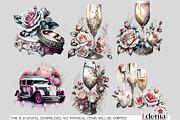 Victorian Gothic Wedding #2 Cliparts, a Seasonal Illustration by EdeniaArtStudio (Thumbnail 5 of 9)