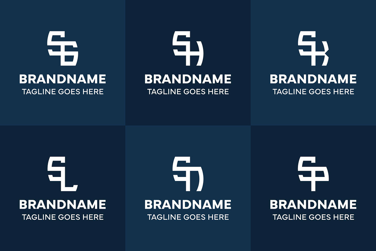 Letters SG SH SK SL SN SP Logo, a Branding & Logo Template by Pray Art Design Studio (Photo 2 of 2)