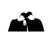 Romantic Couple in Nature Silhouette, a Graphic by Artivon (Thumbnail 8 of 13)