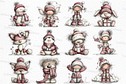 Whimsical Christmas Clipart, an Illustration by Craft Nest (Thumbnail 6 of 6)