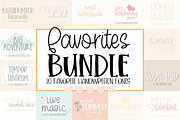 Favorites Font Bundle, Cute Fonts, a Handwritten Font by Designing Digitals (Thumbnail 1 of 11)