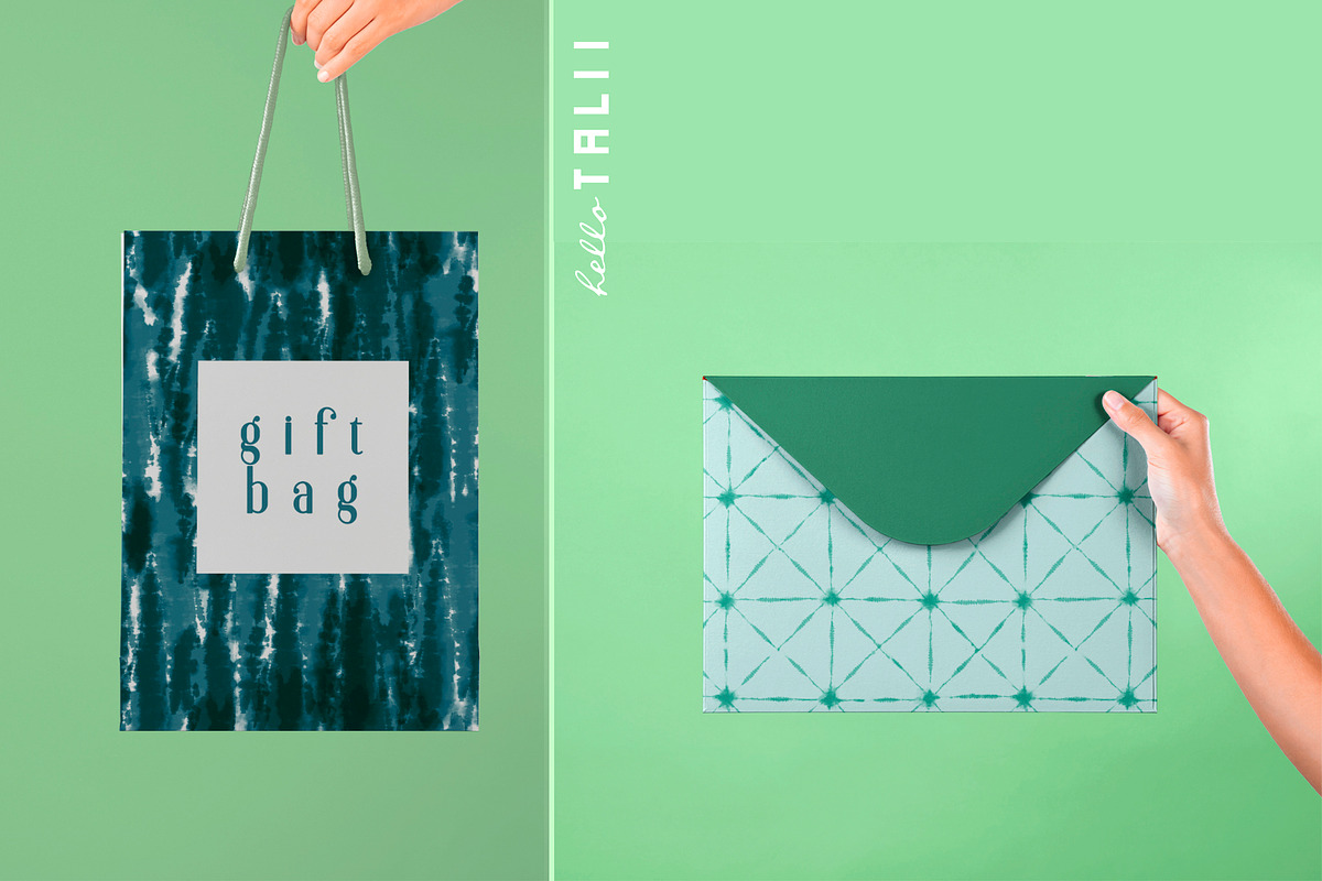Christmas Shibori Patterns, a Pattern Graphic by Hello Talii (Photo 4 of 8)