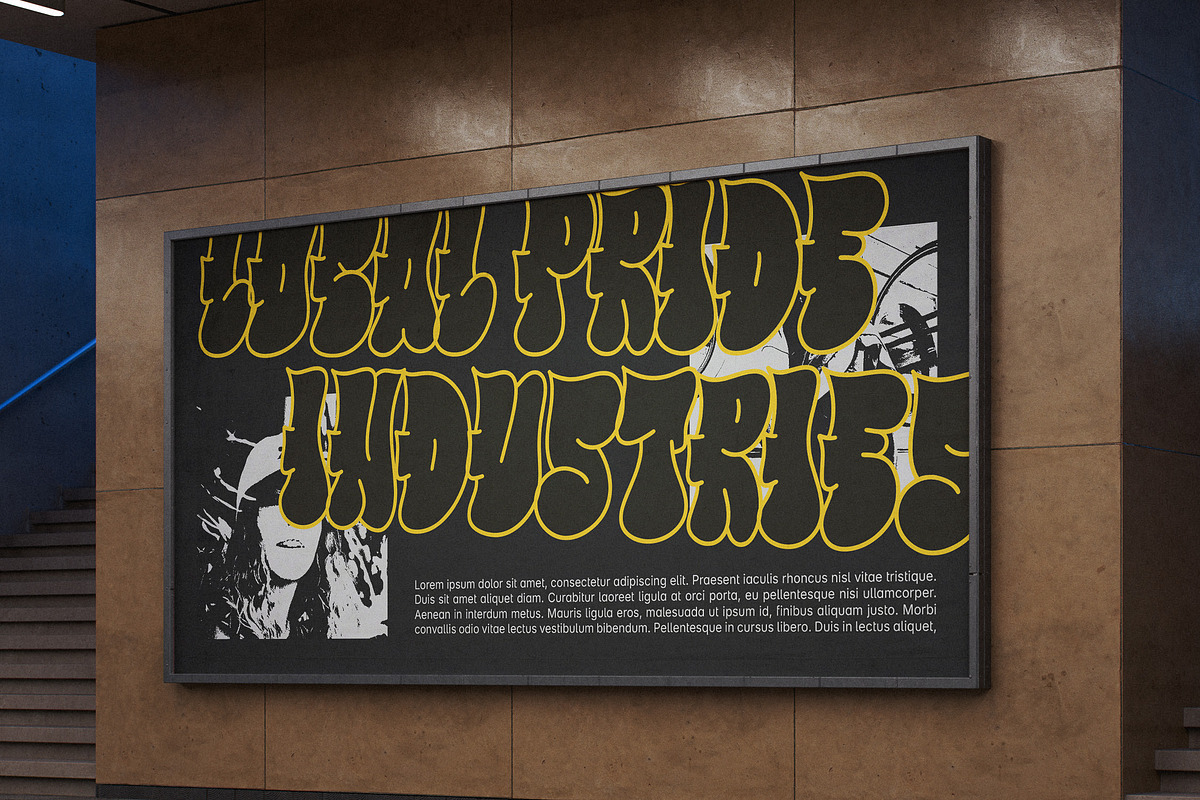 Fiuzz - Bold Bubble Graffiti Font, a Handwritten Font by Youthlabs Studio (Photo 10 of 14)