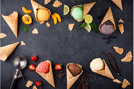 Assortment of different taste of ice, a Food & Drink Photo by Yulia Furman