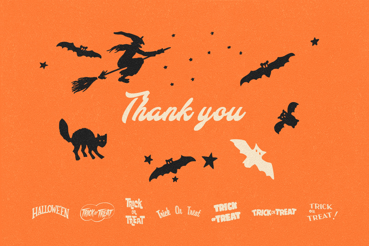 Retro Halloween Design Kit, a Seasonal Illustration by Retro Machine (Photo 15 of 15)