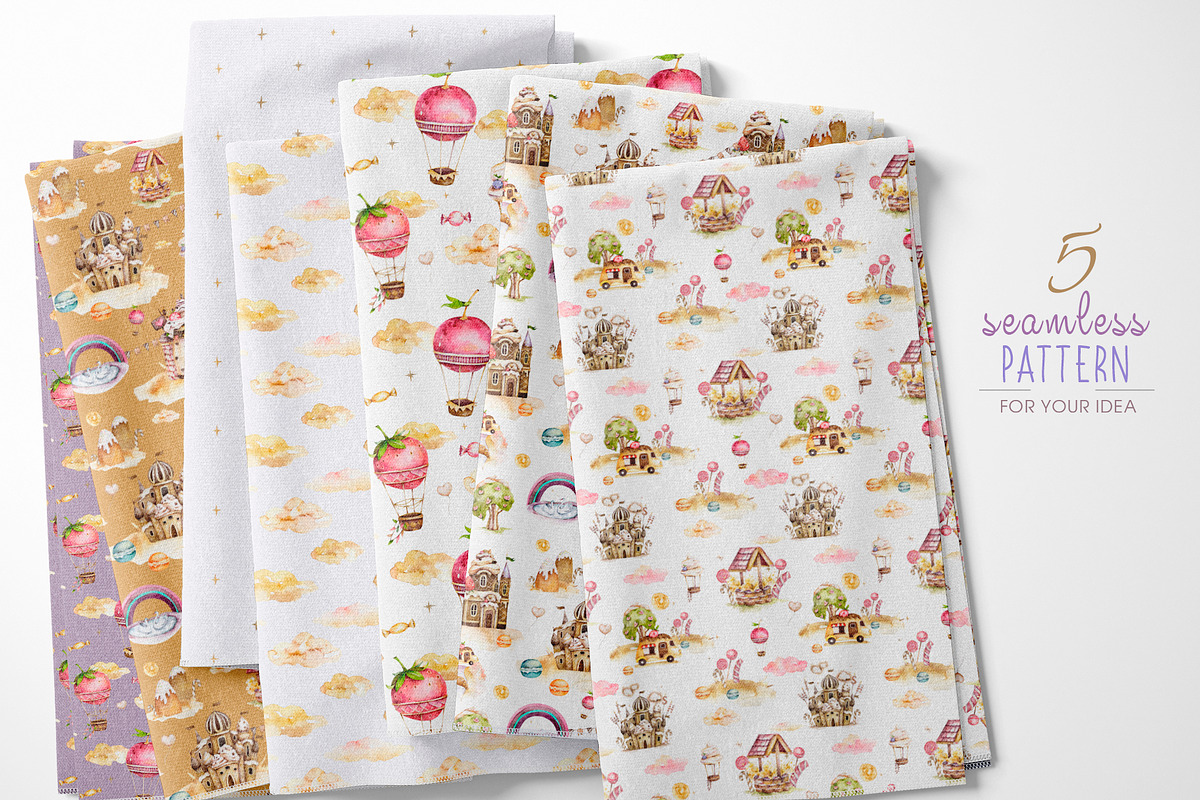 Sweet Dreams. Holiday watercolor set, a Decorative Illustration by Ann Art Houze (Photo 13 of 13)