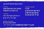 Agweiro- Bold Sport Font, a Sans Serif Font by trabaskriya (Thumbnail 7 of 7)
