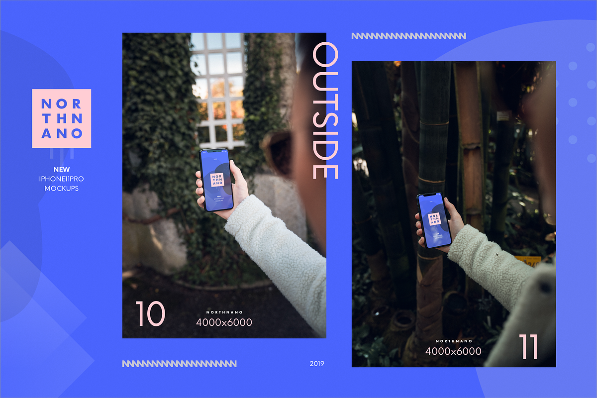 iPhone 11 Pro PSD/SKETCH Mockups, an iPhone Mockup by North&Nano (Photo 9 of 9)