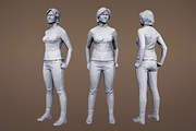 Lowpoly People Casual Pack Volume 1, a Characters & Person 3D Model by Kanistra Studio (Thumbnail 2 of 8)