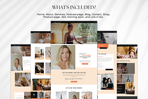 Showit Template - Eleanor