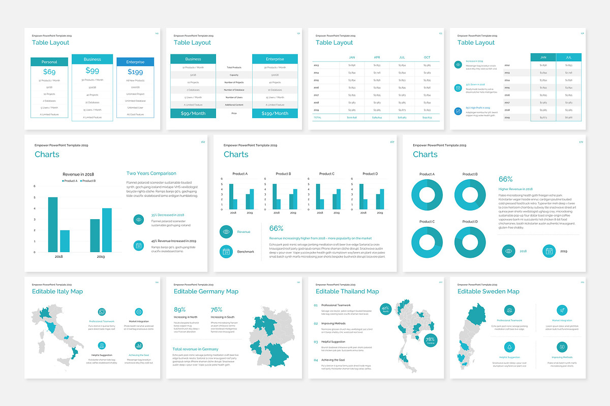 EMPOWER PowerPoint Template, a Presentation Template by Wipavee