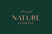 Florist Leaf Twig Hand Drawn Logo, a Branding & Logo Template by ika trisiana (Thumbnail 2 of 2)