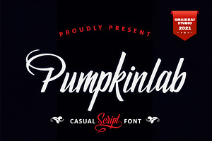Pumpkinlab | Casual Handwritten Font