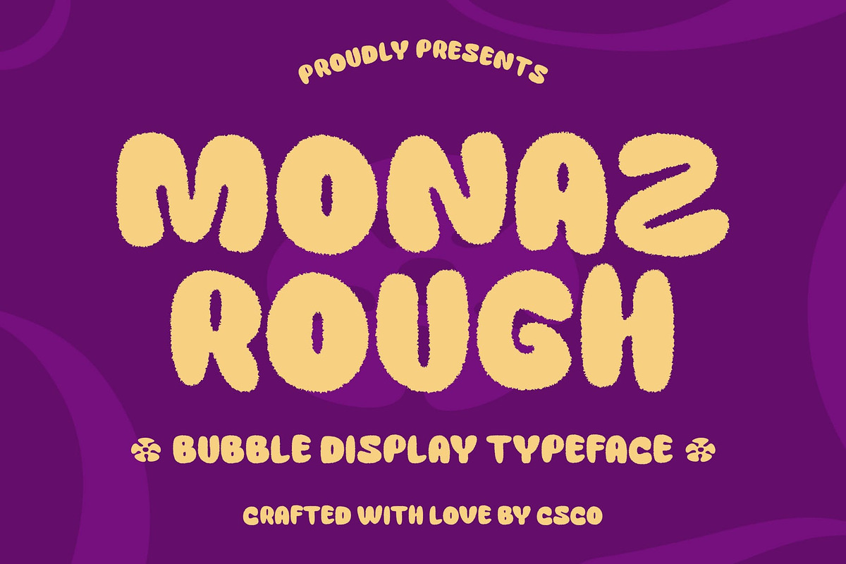 Monaz Rough, a Sans Serif Font by Craft Supply Co. (Photo 1 of 8)