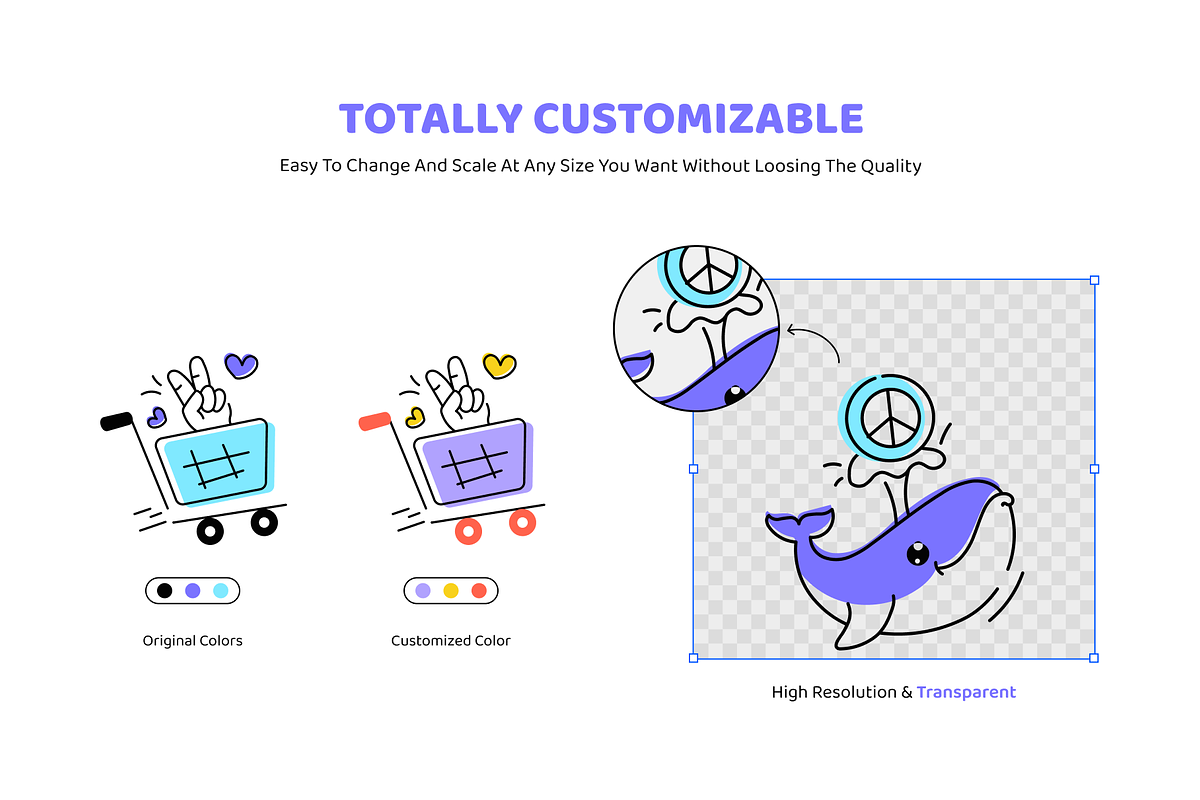 Animated Peace Doodle Icons, a Duotone Icon by Vectors Market (Photo 3 of 6)