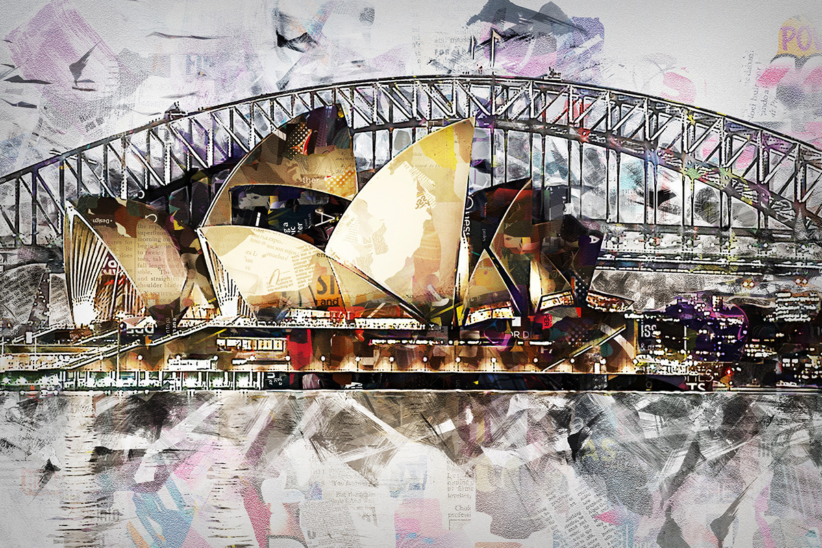 Collage Art Photoshop Action, an Action Add-On by GorynArt (Photo 10 of 18)