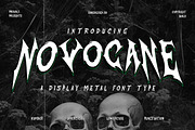 Novocane – Horror Metal Display Font, a Blackletter Font by dansdesign (Thumbnail 5 of 12)
